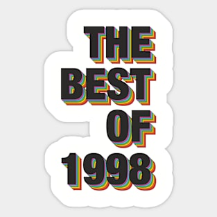 The Best Of 1998 Sticker